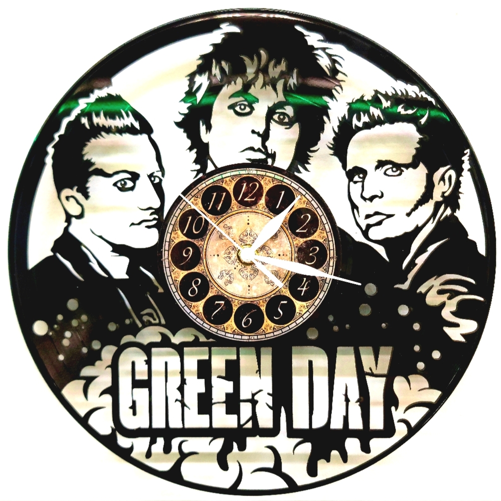 GREEN DAY greenday vinyl record clock